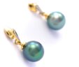 Tahitian pearl Earrings ” Aata”