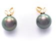 Tahitian pearl Earrings ” Aysel”