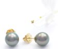 Tahitian Pearl Earrings “Ehu”