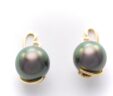 Tahitian pearl Earrings ” Poema “