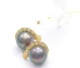 Tahitian Pearl Earrings “Uira”