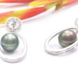 Tahitian Pearl Earrings “Vaiata”