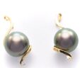 Tahitian pearl Earrings ” Vaitiare”
